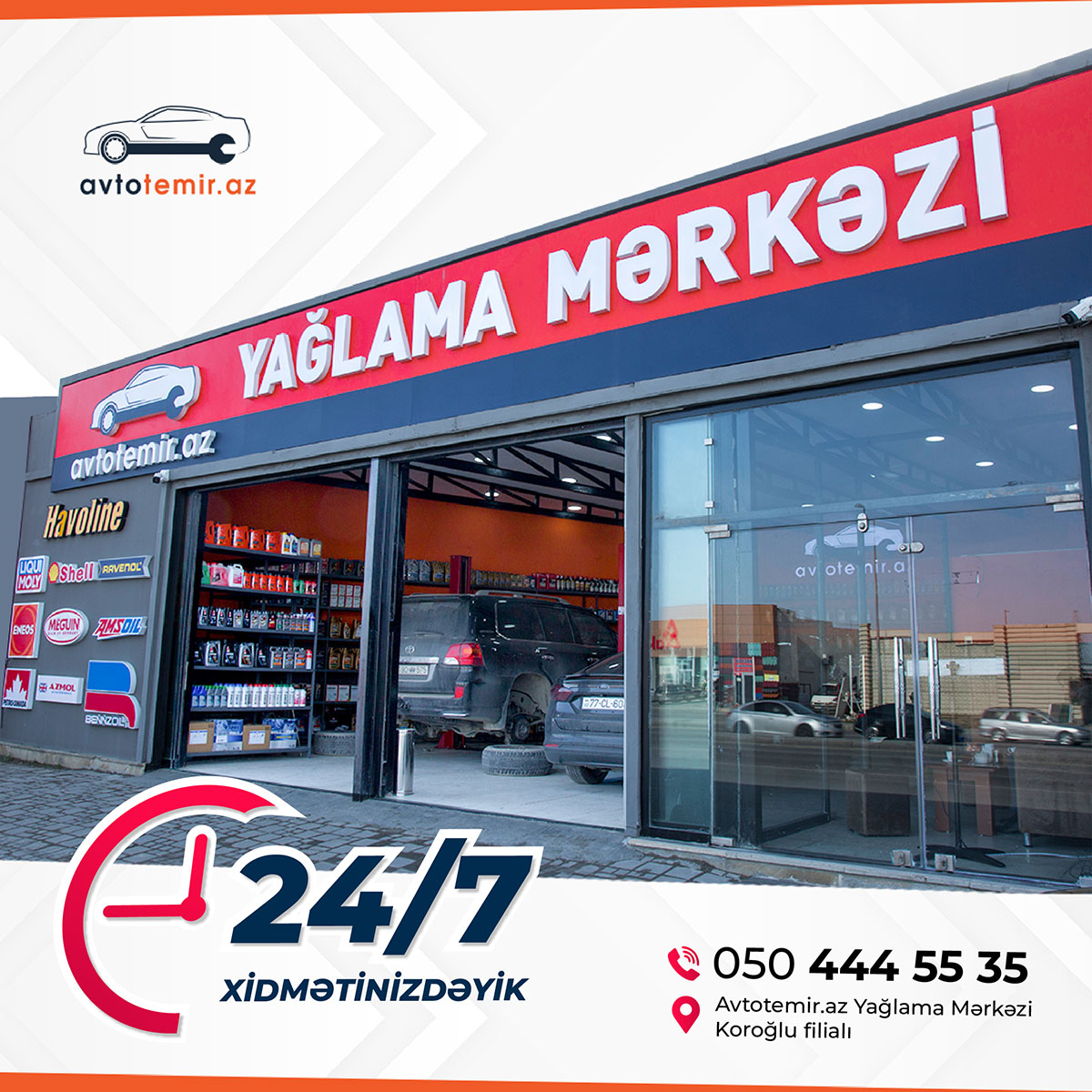 Avtotemir.az Yağlama Mərkəzi - Koroğlu filialı   